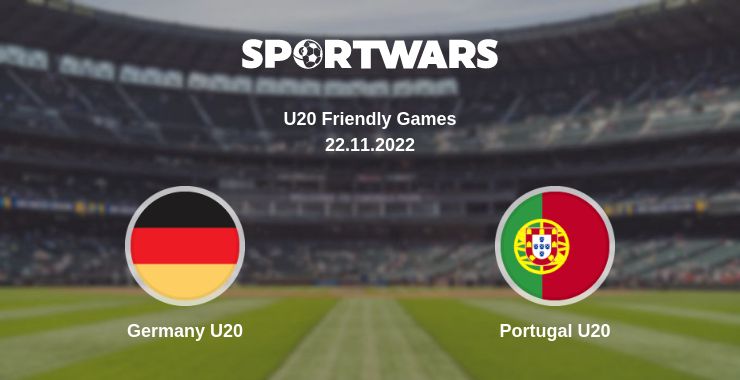 Where to watch the match Germany U20 - Portugal U20