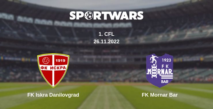 Where to watch the match FK Iskra Danilovgrad - FK Mornar Bar