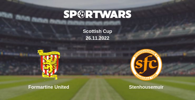 Where to watch the match Formartine United - Stenhousemuir