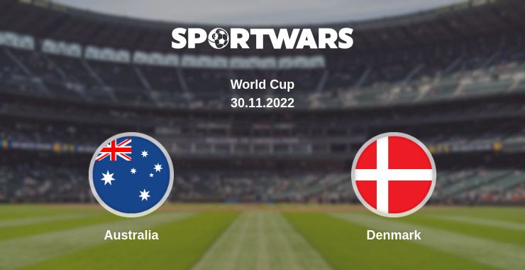 Where to watch the match Australia - Denmark