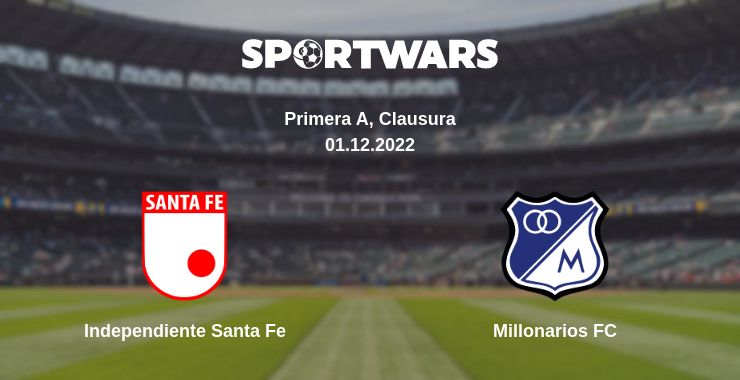 Where to watch the match Independiente Santa Fe - Millonarios FC