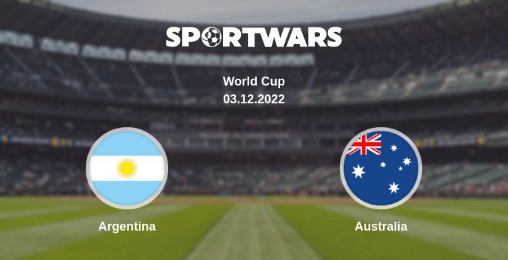 Where to watch the match Argentina - Australia