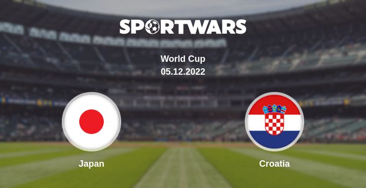 Where to watch the match Japan - Croatia