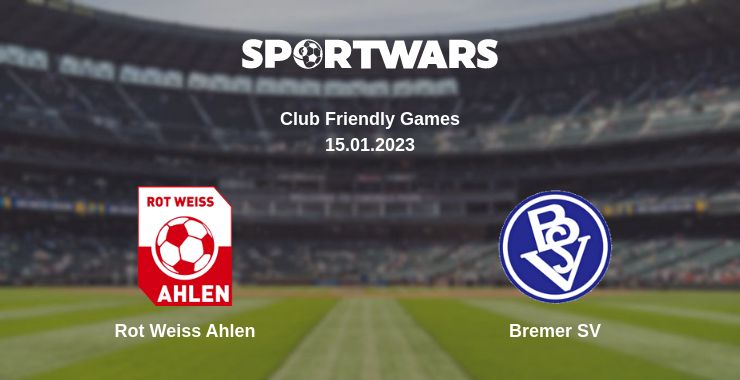 Where to watch the match Rot Weiss Ahlen - Bremer SV