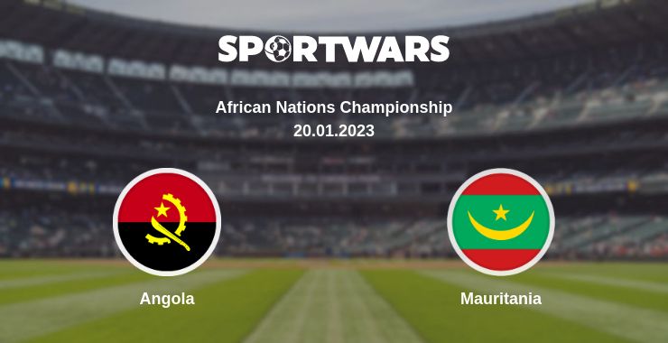 Where to watch the match Angola - Mauritania