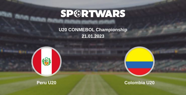 Where to watch the match Peru U20 - Colombia U20