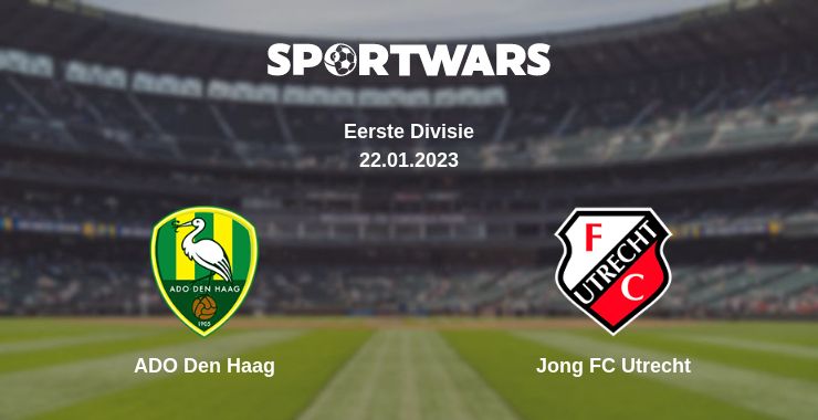 Where to watch the match ADO Den Haag - Jong FC Utrecht