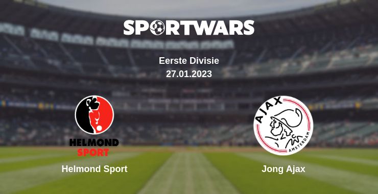 Where to watch the match Helmond Sport - Jong Ajax