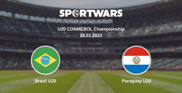 Where to watch the match Brazil U20 - Paraguay U20