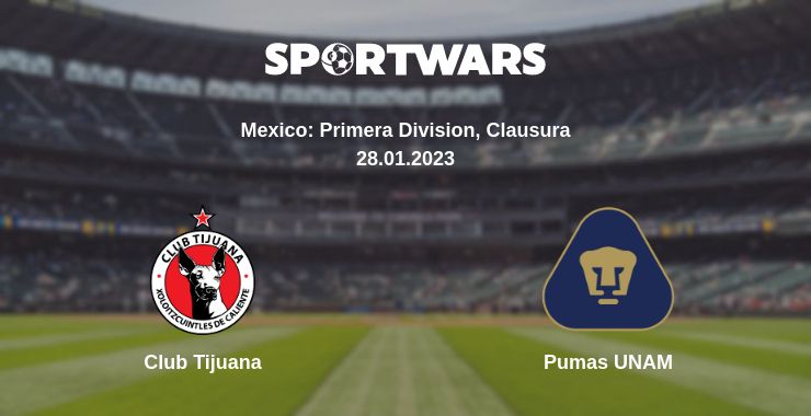 Where to watch the match Club Tijuana - Pumas UNAM