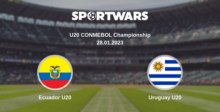 Where to watch the match Ecuador U20 - Uruguay U20