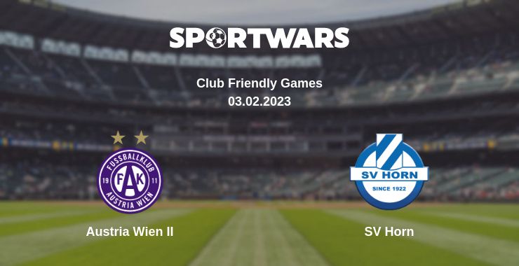 Where to watch the match Austria Wien II - SV Horn