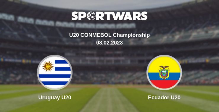 Where to watch the match Uruguay U20 - Ecuador U20