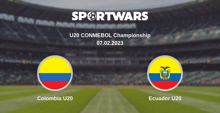 Where to watch the match Colombia U20 - Ecuador U20