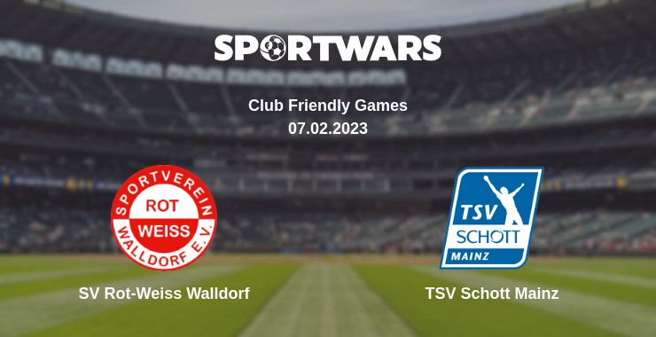 Where to watch the match SV Rot-Weiss Walldorf - TSV Schott Mainz