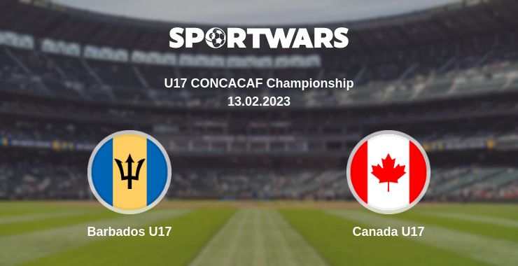 Where to watch the match Barbados U17 - Canada U17