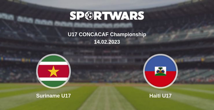 Where to watch the match Suriname U17 - Haiti U17