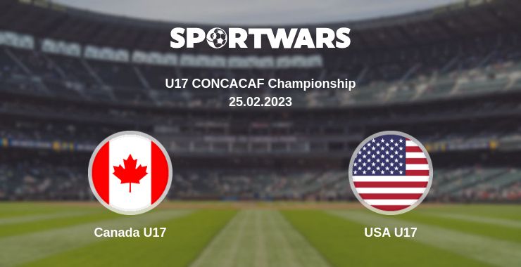 Where to watch the match Canada U17 - USA U17