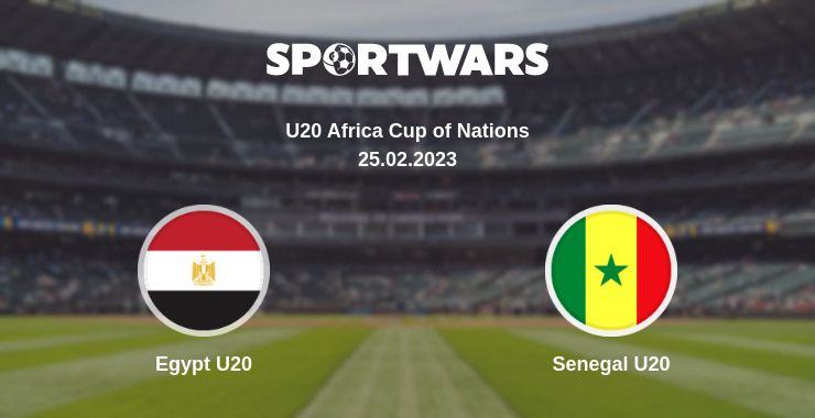 Where to watch the match Egypt U20 - Senegal U20