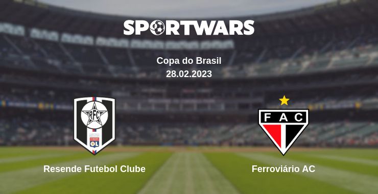 Where to watch the match Resende Futebol Clube - Ferroviário AC