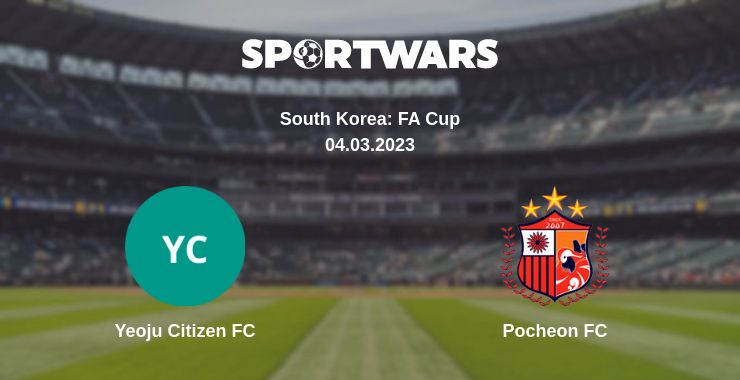 Where to watch the match Yeoju Citizen FC - Pocheon FC