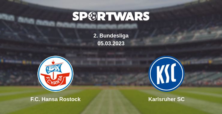 Where to watch the match F.C. Hansa Rostock - Karlsruher SC