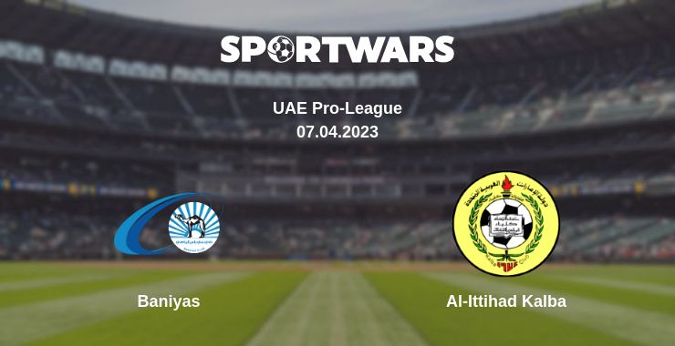 Where to watch the match Baniyas - Al-Ittihad Kalba