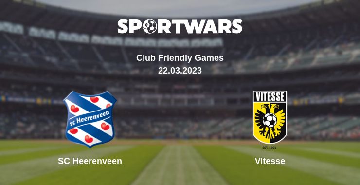 Where to watch the match SC Heerenveen - Vitesse