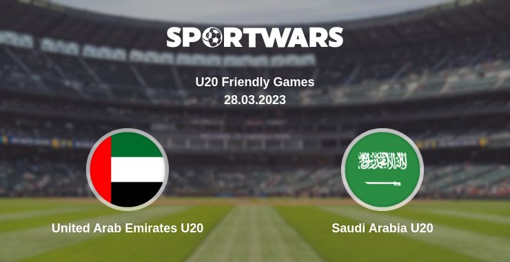 Where to watch the match United Arab Emirates U20 - Saudi Arabia U20