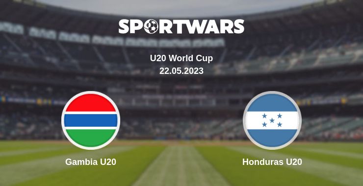 Where to watch the match Gambia U20 - Honduras U20