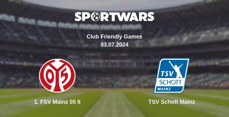 Where to watch the match 1. FSV Mainz 05 II - TSV Schott Mainz