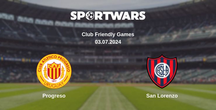 Where to watch the match Progreso - San Lorenzo