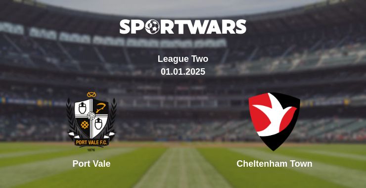 Where to watch the match Port Vale - Cheltenham Town