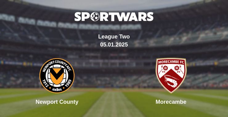 Where to watch the match Newport County - Morecambe