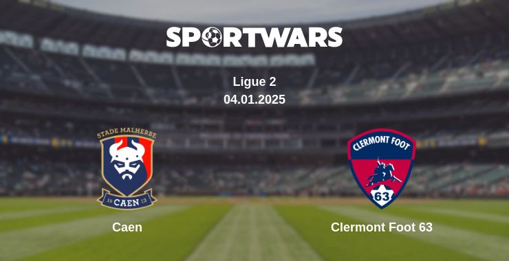 Where to watch the match Caen - Clermont Foot 63