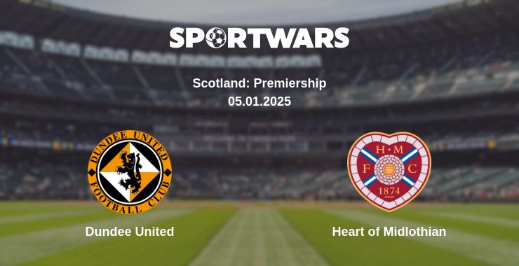 Where to watch the match Dundee United - Heart of Midlothian