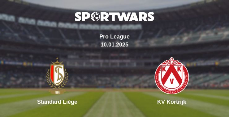 Where to watch the match Standard Liège - KV Kortrijk