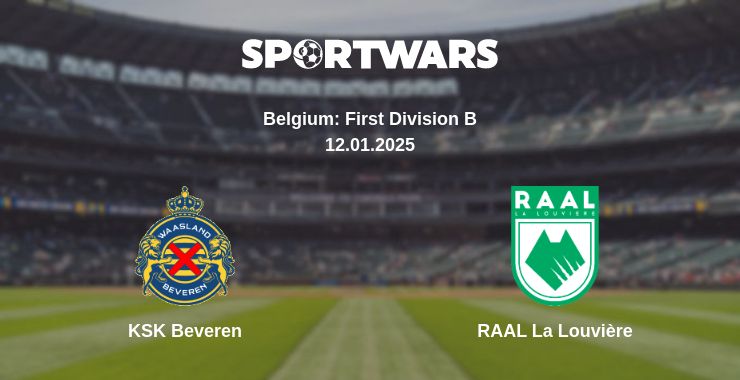 Where to watch the match KSK Beveren - RAAL La Louvière