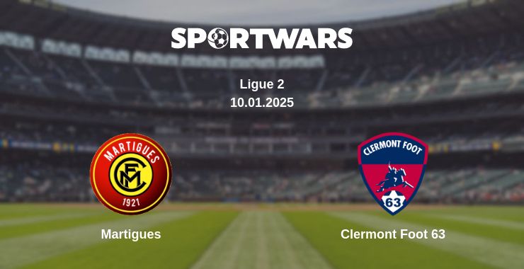 Where to watch the match Martigues - Clermont Foot 63