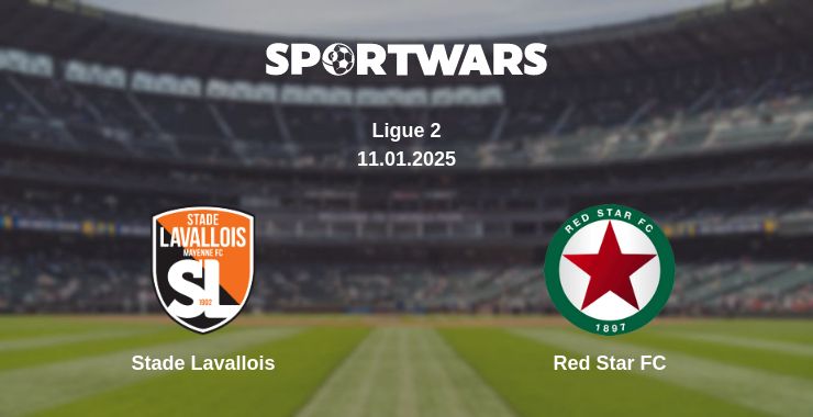 Where to watch the match Stade Lavallois - Red Star FC