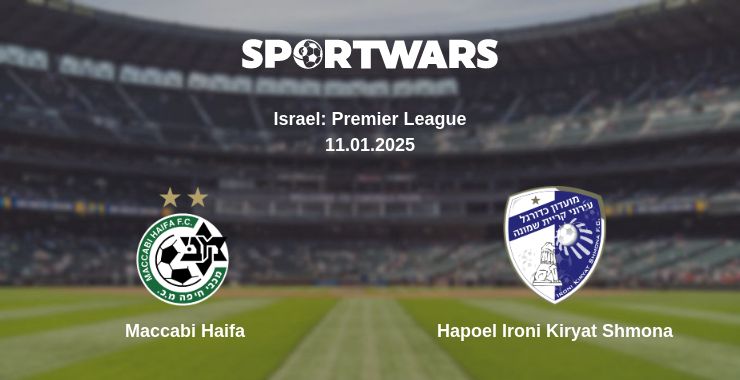 Where to watch the match Maccabi Haifa - Hapoel Ironi Kiryat Shmona