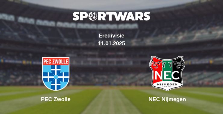 Where to watch the match PEC Zwolle - NEC Nijmegen