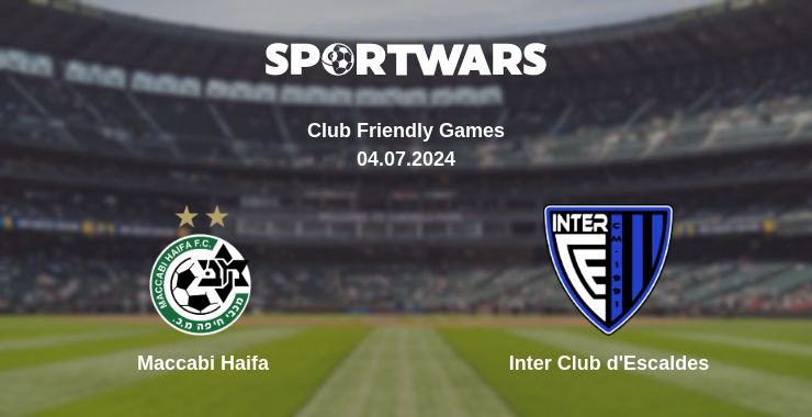 Where to watch the match Maccabi Haifa - Inter Club d'Escaldes