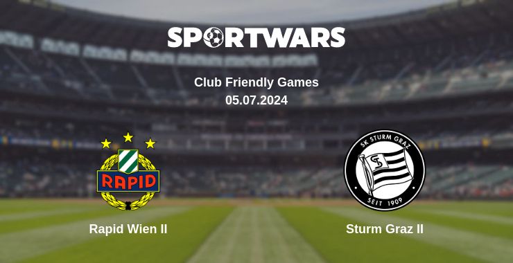 Where to watch the match Rapid Wien II - Sturm Graz II