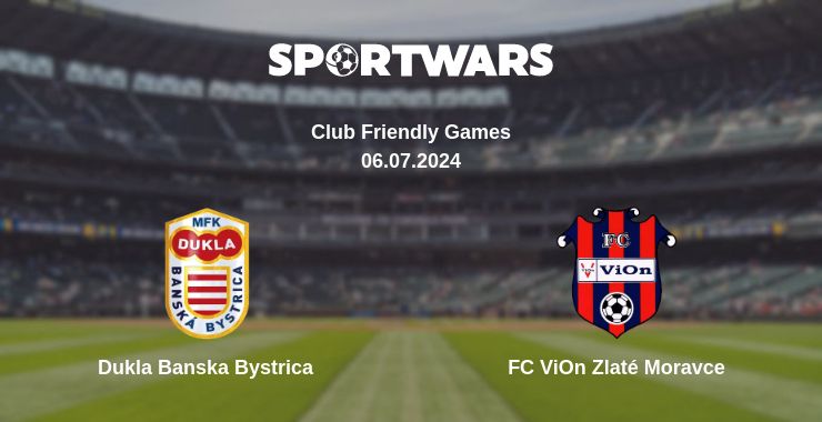 Where to watch the match Dukla Banska Bystrica - FC ViOn Zlaté Moravce