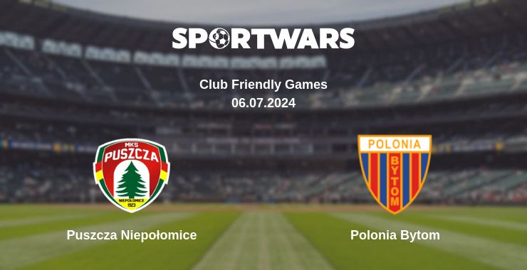 Where to watch the match Puszcza Niepołomice - Polonia Bytom