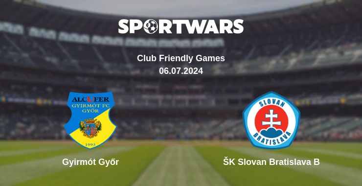 Where to watch the match Gyirmót Győr - ŠK Slovan Bratislava B