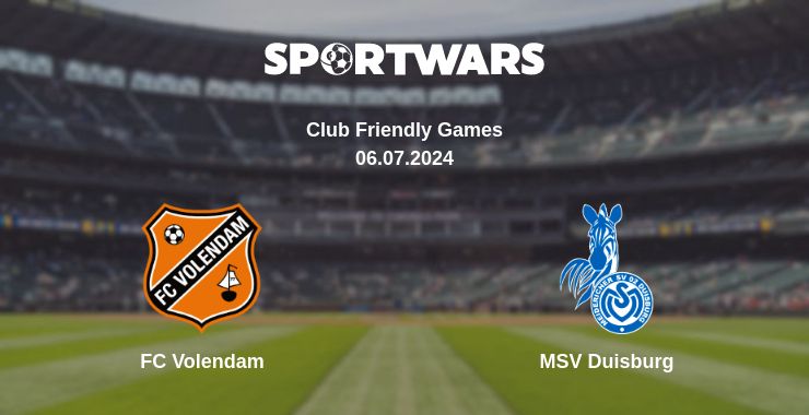 Where to watch the match FC Volendam - MSV Duisburg