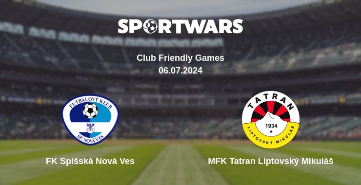 Where to watch the match FK Spišská Nová Ves - MFK Tatran Liptovský Mikuláš