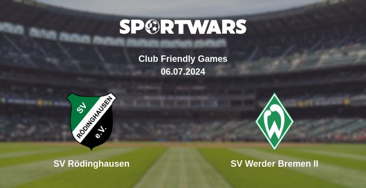 Where to watch the match SV Rödinghausen - SV Werder Bremen II